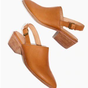 Madewell The Jess Slingback Mules Size 6